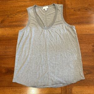 Topshop U-Neck Tank Top, Grey, US Size 12